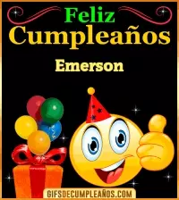 Gif de Feliz Cumpleaños Emerson
